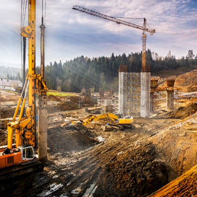 image of construction site to represent GRB Law's work in the construction industry